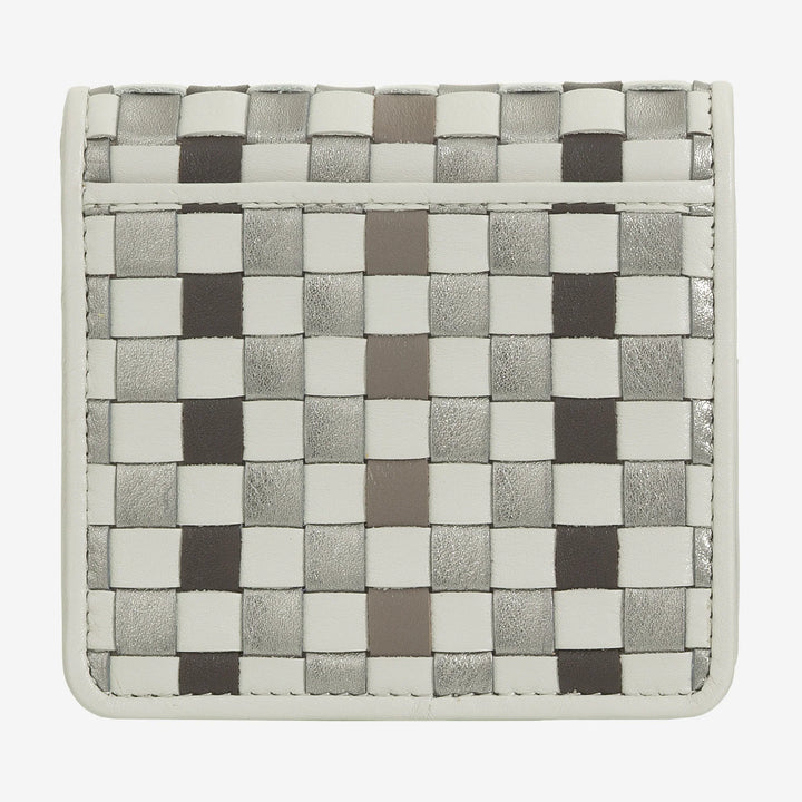 Carteira Feminina Pequena DUDU em Couro Tecido - Elegante e Compacta com Compartimentos para Cartões, Cartões, Notas e Moedas - Design Refinado