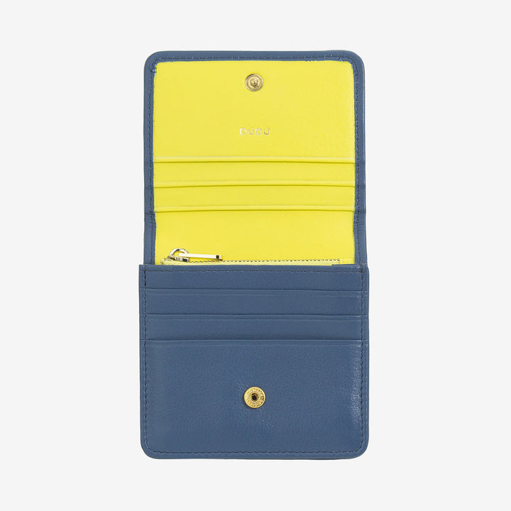 Portofel mic pentru femei DUDU din piele împletită - elegant și compact cu compartimente pentru carduri, carduri, bancnote și monede - design rafinat