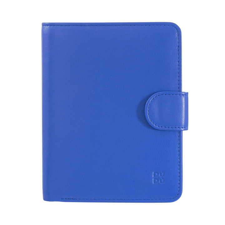 DUDU Cartera para Mujer de Piel Suave Colorida con Bloqueo RFID, Monedero con Cremallera y Tarjetero