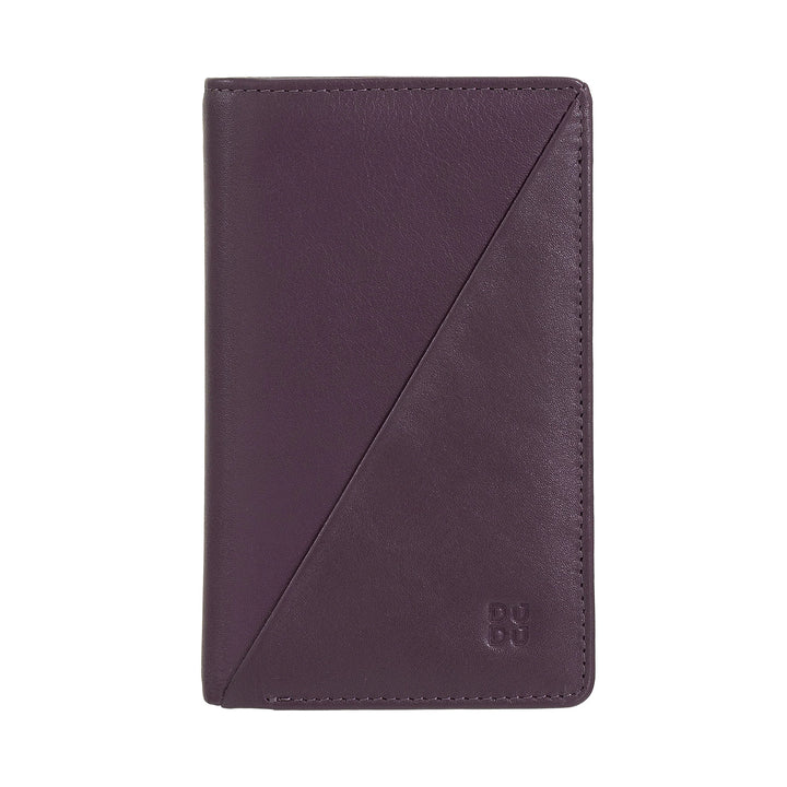 Cartera de Mujer DUDU Colorful RFID en Piel Multicolor con Monedero con Cremallera, Tarjeteros y Tarjeteros