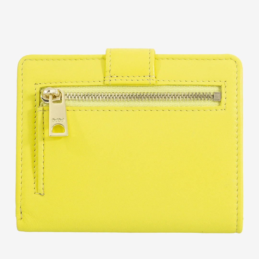 Γυναικείο πορτοφόλι DUDU από γνήσιο δέρμα Μικρή δερμάτινη θήκη για κάρτες RFID με χαρτονομίσματα με φερμουάρ τσάντα, εξωτερικό κλείσιμο