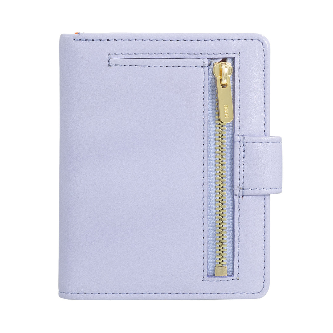 Dudu Women's Wallet en Vera Little Leather Leather RFID Cuir avec des billets de porte de porte à poute, fermeture extérieure, fermeture extérieure