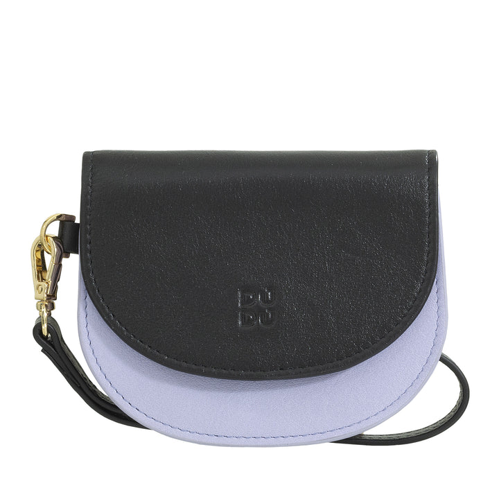 DUDU Women's Wall Wallet Wallet, Small Colorful Portfolio Portamonete Carter Banknotes with Laccetto