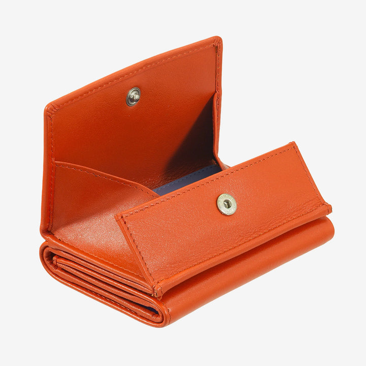 DUDU Portafoglio Uomo Piccolo in Pelle, Portafogli Donna, Design Compatto con Portamonete Porta Banconote e Carte