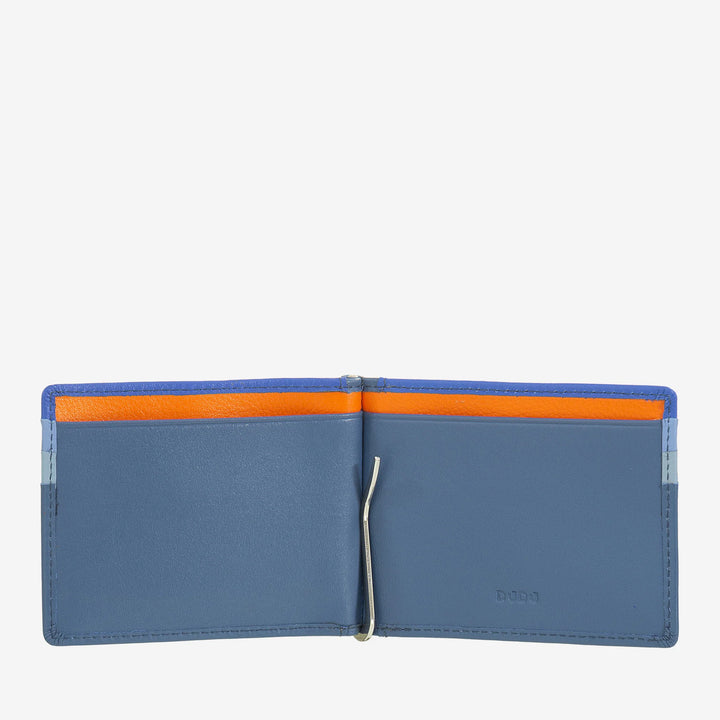 DUDU 男士钱包带皮革钱夹信用卡夹钞票夹薄卡包