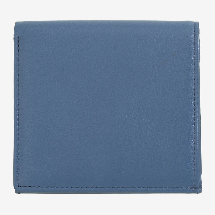 DUDU Wielokolorowy skórzany portfel RFID na karty i monety