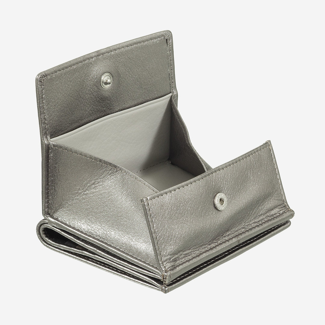 DUDU Wielokolorowy skórzany portfel RFID na karty i monety