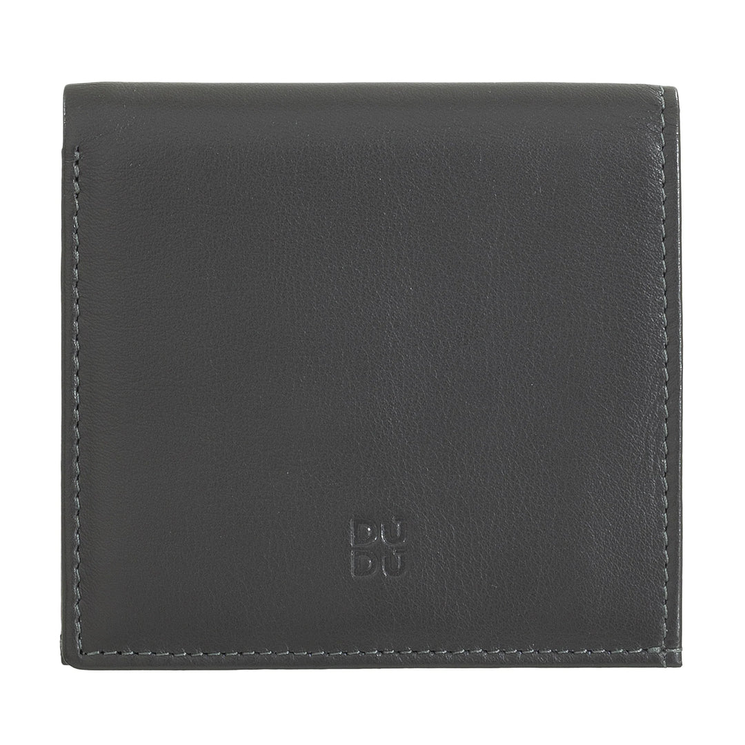 DUDU Vícebarevná kožená RFID peněženka na karty a mince