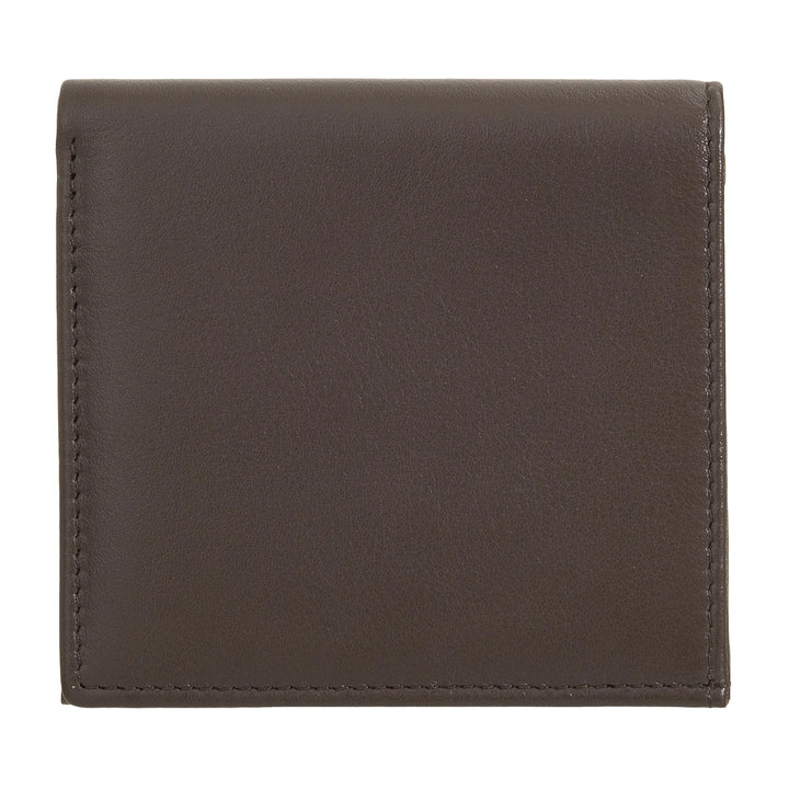 Cartera pequeña para hombre Nuvola Pelle de piel de napa con monedero y tarjetero