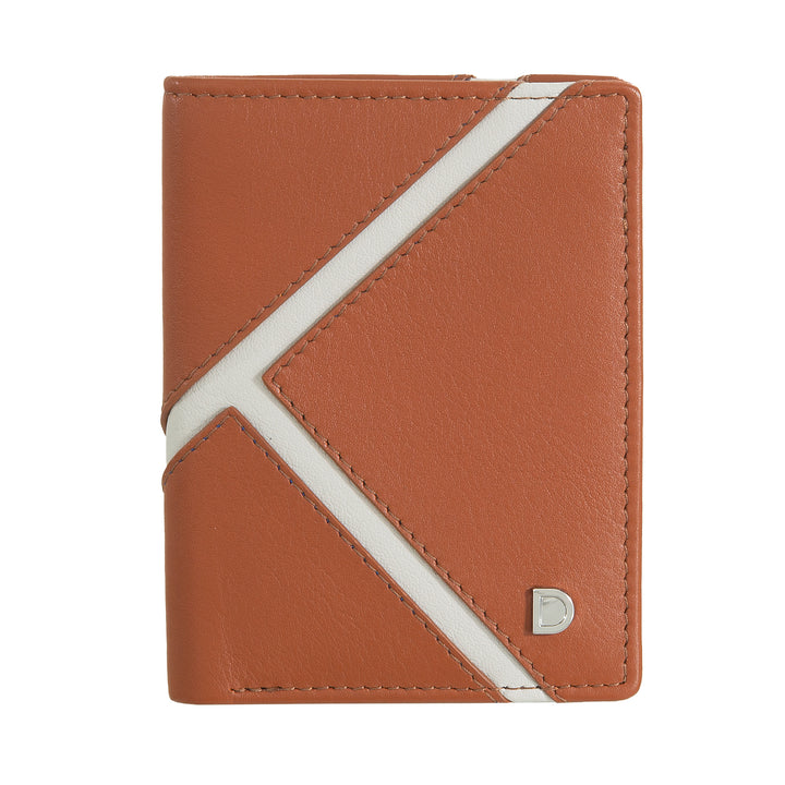 DUDU Wallet Small Slim True Leder - Design -Tennis mit Packkarten und Banknoten - kompakt und original