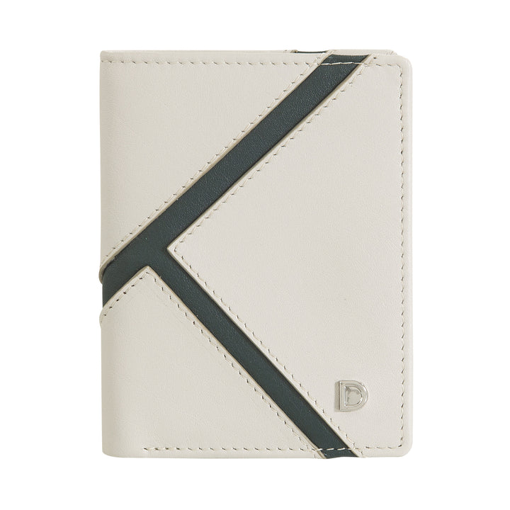Carteira masculina DUDU Small Slim em couro genuíno - Design de tênis com bolsos para cartões e notas - Compacta e original