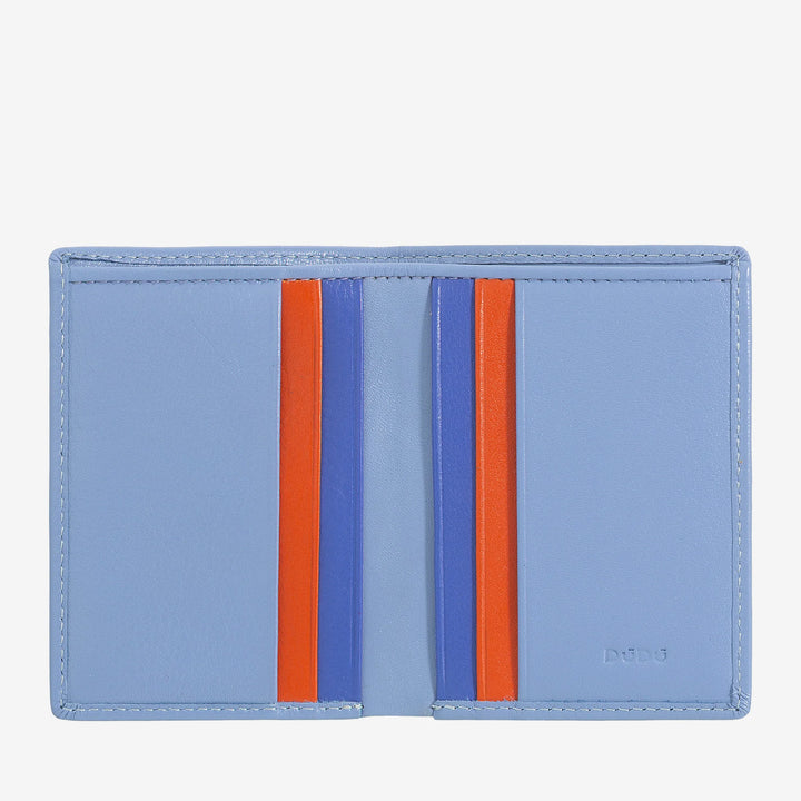 DUDU skinnlommebok for menn, slank herrelommebok med kredittkortholder, kontantseddelholder, liten og kompakt, med RFID-beskyttelse