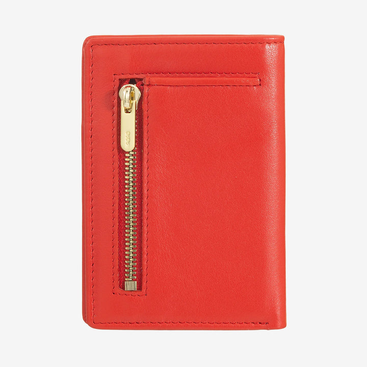 DUDU Cartera pequeña de piel para hombre, cartera compacta y delgada con tarjetero, tarjetero para billetes, monedero con cremallera, con protección RFID