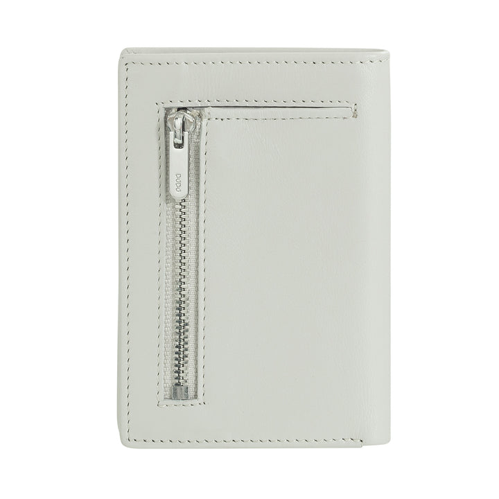 DUDU Portefeuille Homme en Cuir Petit, Portefeuille Homme Slim Compact avec Porte Cartes de Crédit, Porte Billets Cash, Zip Porte-monnaie, avec Protection RFID