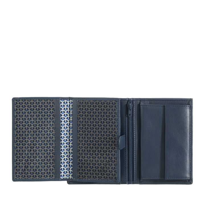 Nuvola Leather Holderとクレジットカードホルダー付きNappa Leather LeatherのNuvola Leather Vertical Men's Wallet