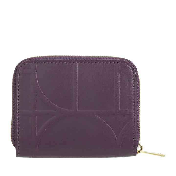 DUDU Portamonete Uomo Donna Piccolo Tascabile in Pelle Stampata con Cerniera, Tasche Porta Tessere - Portafoglio Piccolo Compatto