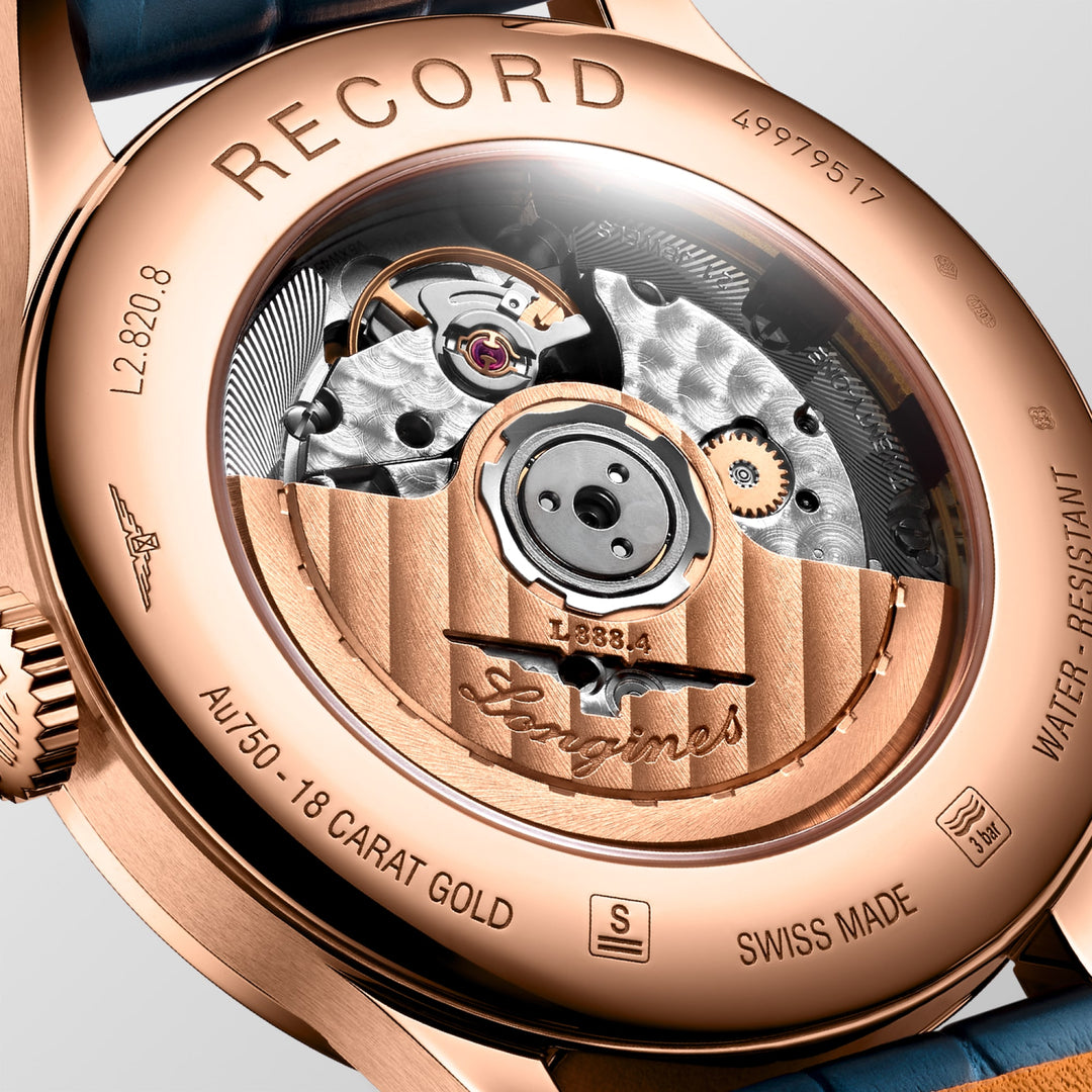 Longines orologio Record 38.5 mm L2.820.8.92.2