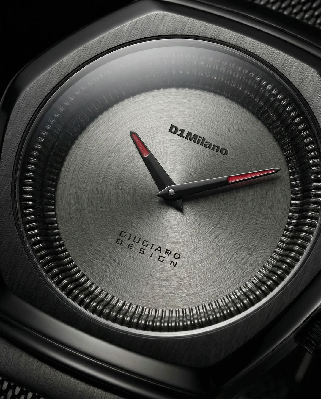 D1 Milano klocka Limited Edition Giugiaro Design 40mm grått kvartsstål D1-IDBJ01