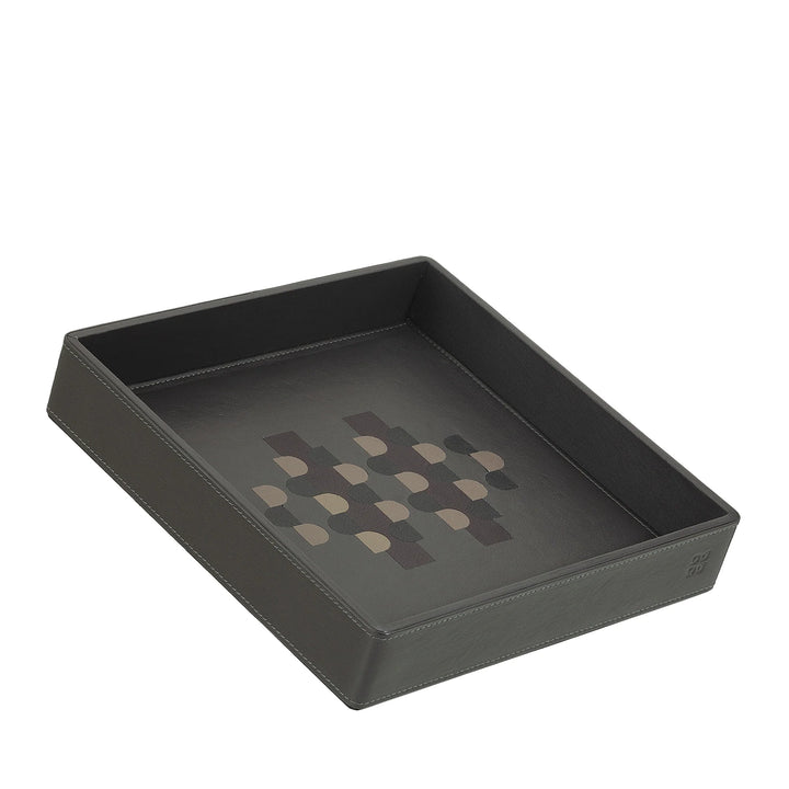 DUDU Entryway Designer Gekleurd lederen zakdienblad met geschenkdoos
