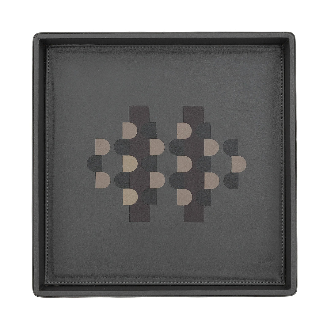 DUDU Entryway Designer Gekleurd lederen zakdienblad met geschenkdoos