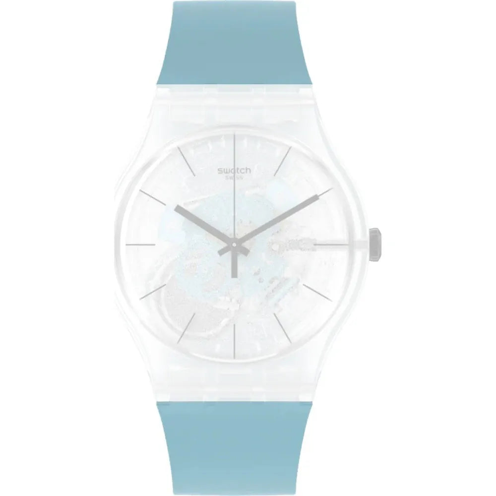 Swatch cinturino orologio BLUE DAZE Originals Novo Gent ASO29K105