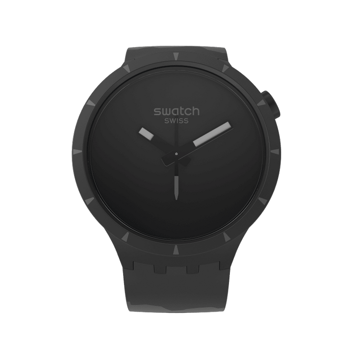 Swatch watch BIOCERAMIC BASALT Originals Big Bold 47mm SB03B110