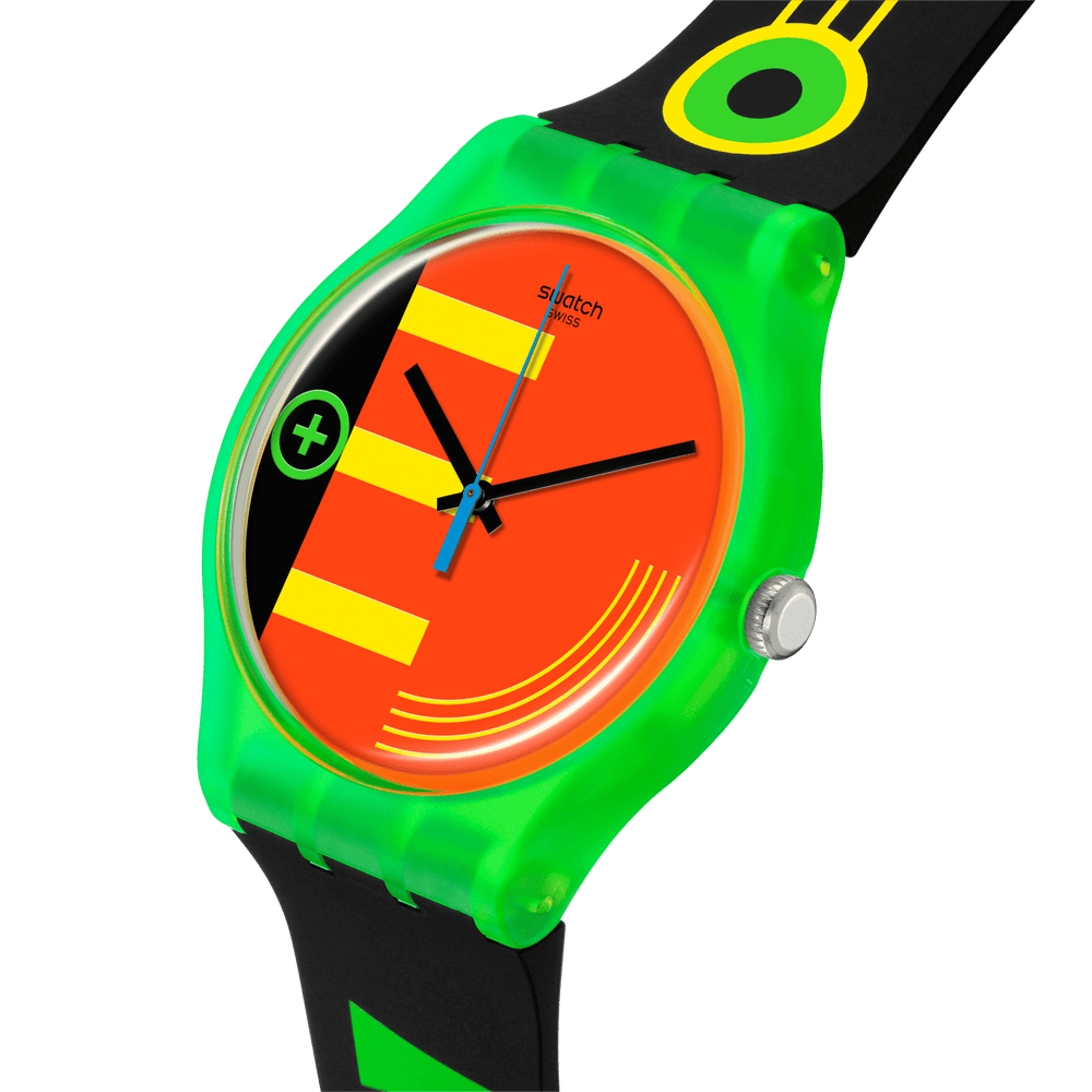 Swatch orologio NEON RIDER Originals Chrono 41mm SO29G106 - Capodagli 1937