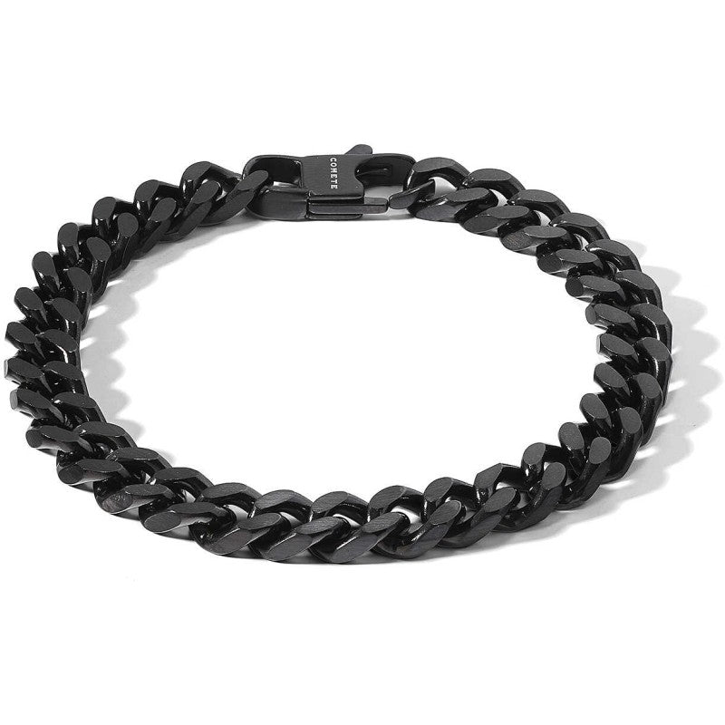 Comete steel chain bracelet with black PVD finish UBR 1134