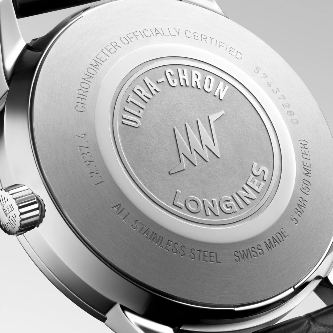 Ρολόι Longines Ultra-Chron Classic 37mm ασημί αυτόματο ατσάλι L2.537.4.72.2