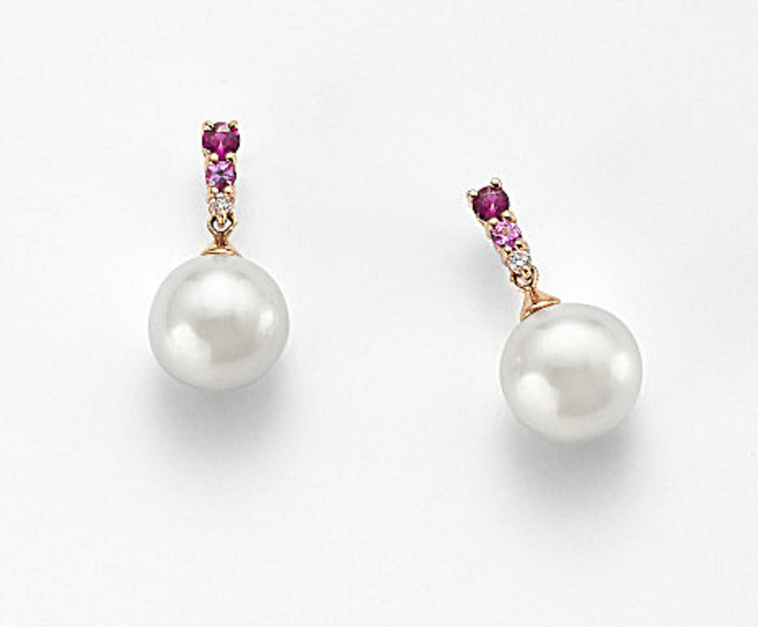 Nihama 또는 18k fw 9/9,5 직경. 0.03ct 핑크 사파이어 0.09ct 루비 0.17ct NO1349O3FABI090
