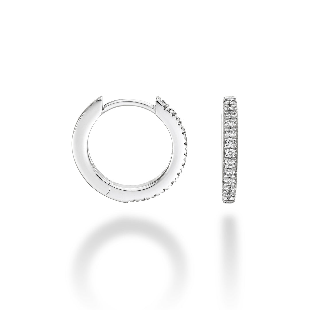 Mikiko vagy 18k ct.0.13 3-as méretű fehérarany átm. keleti. 13,5 mm MO5077O4BR013-3