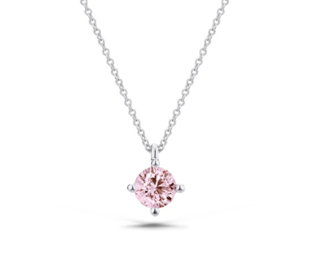 X-Diamond cl ag925 laboratoire g.d. 0,10 ct f. rose LXDAGCL004A4RS010