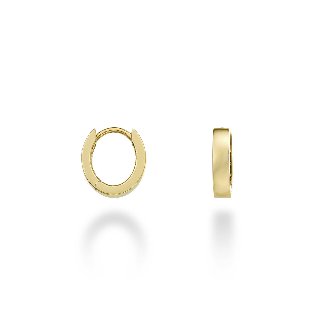 Mikiko eller 18k gult gull oval diam. int. 0,90x0,70 cm MO5097O1OVALE
