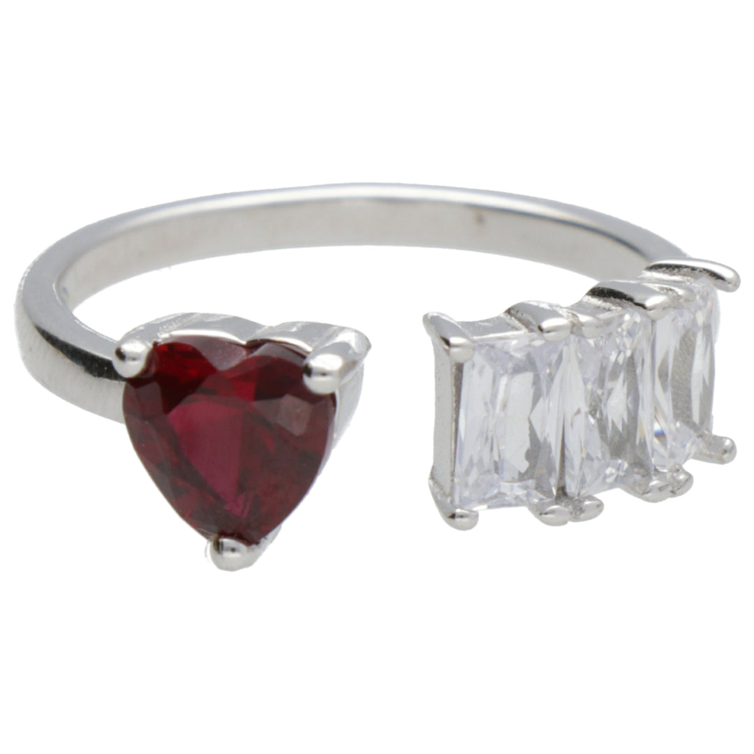 Mikiko an ag925 gem swarovski λευκό και κόκκινο MA7196A4RED00