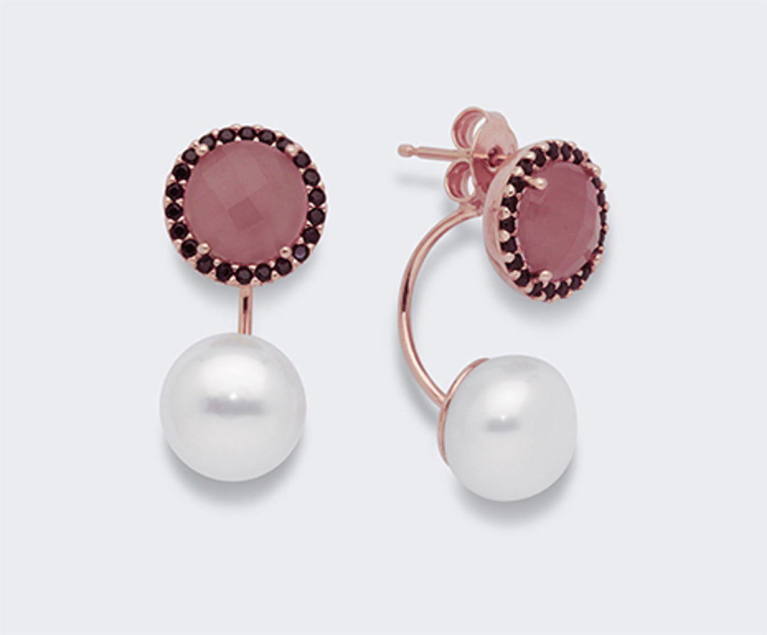 Mikiko veya ag925 fw 9,5/10 kalsedon spinel MO7381A3APRICOT