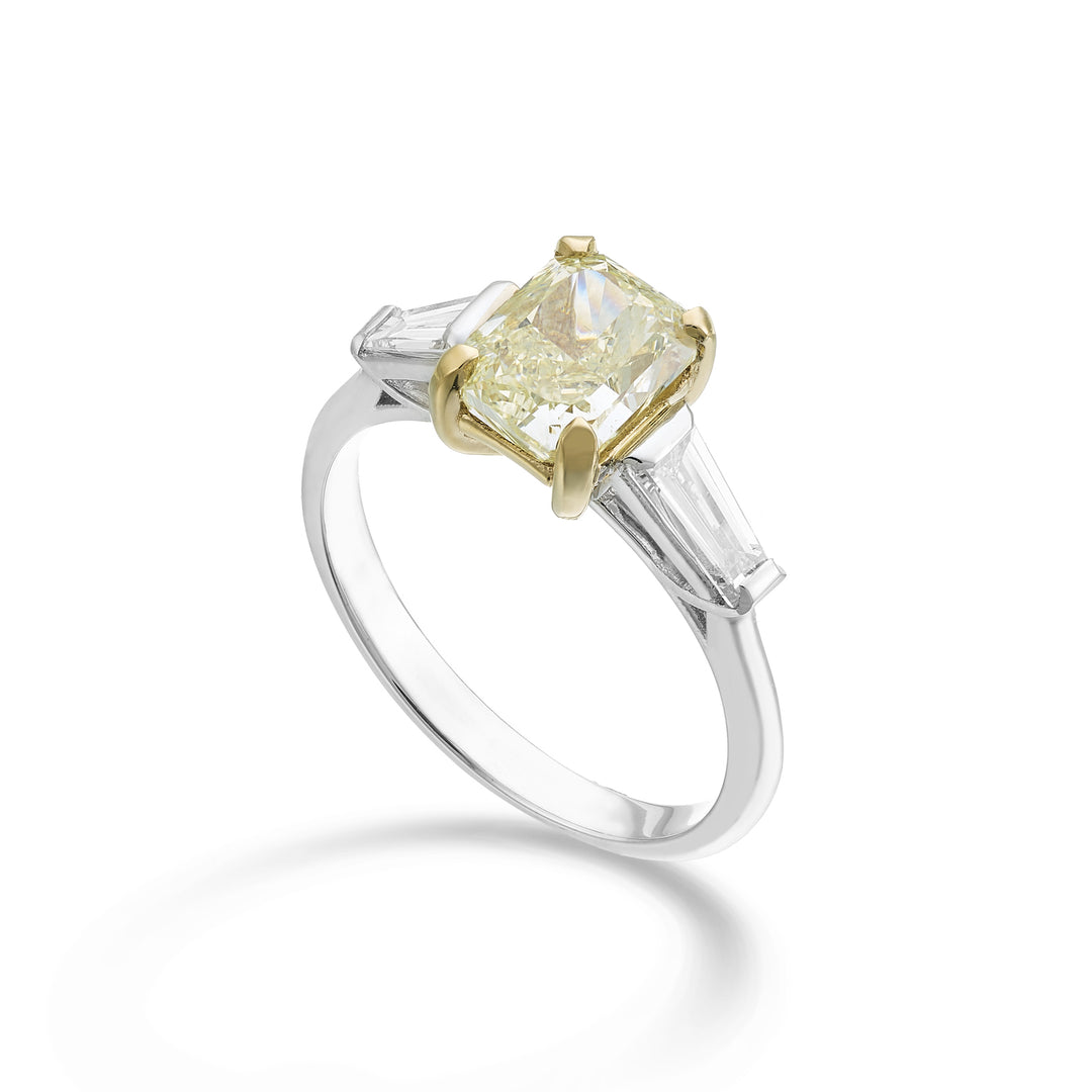 Golay ozdobný osmičkový diamantový prsten 7x6 a boční hrot ACL788DFY76BG-25336110136