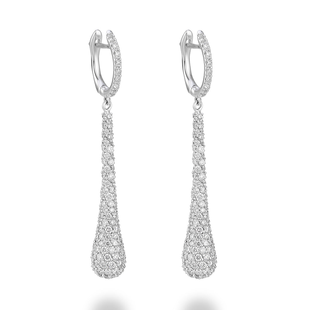 Golay verharde diamanten oorbellen OPU025DI-18165110176