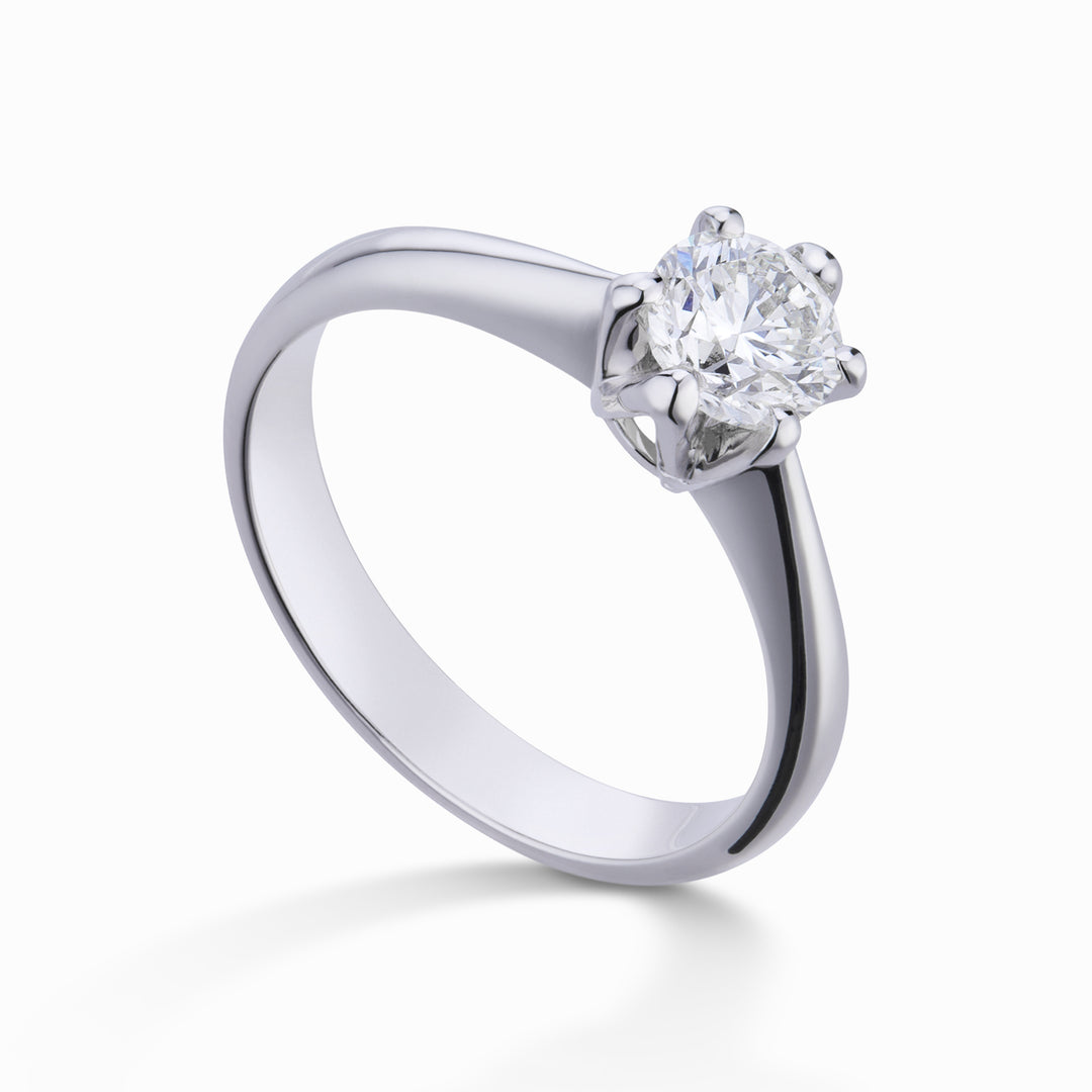 Anillo solitario de 6 puntas World Diamond Group ASL1830-24064110058