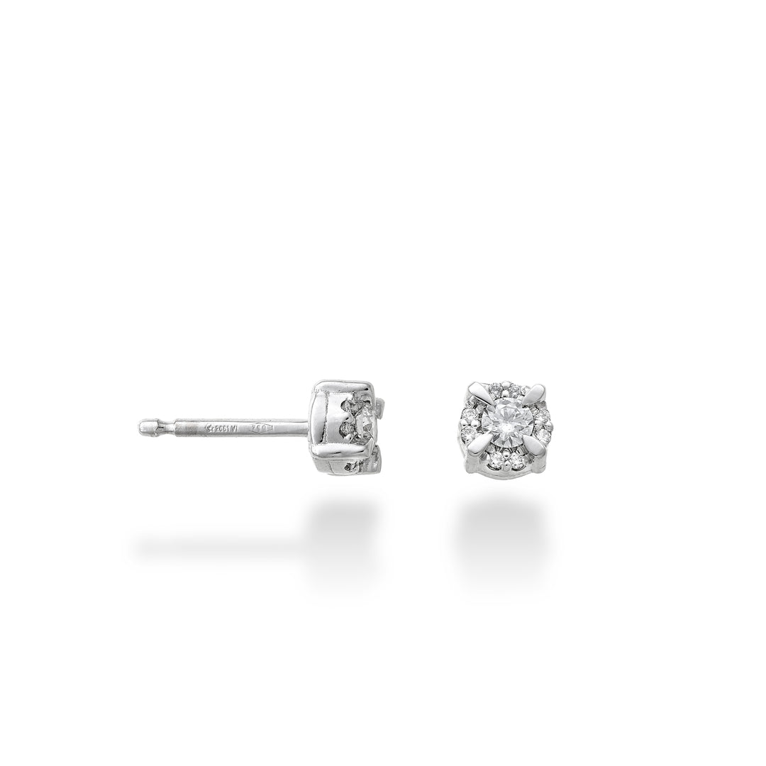 World Diamond Group oorbellen p.luce diamanten tussen tanden 0,19 ct OPLC421DI19-25112110051