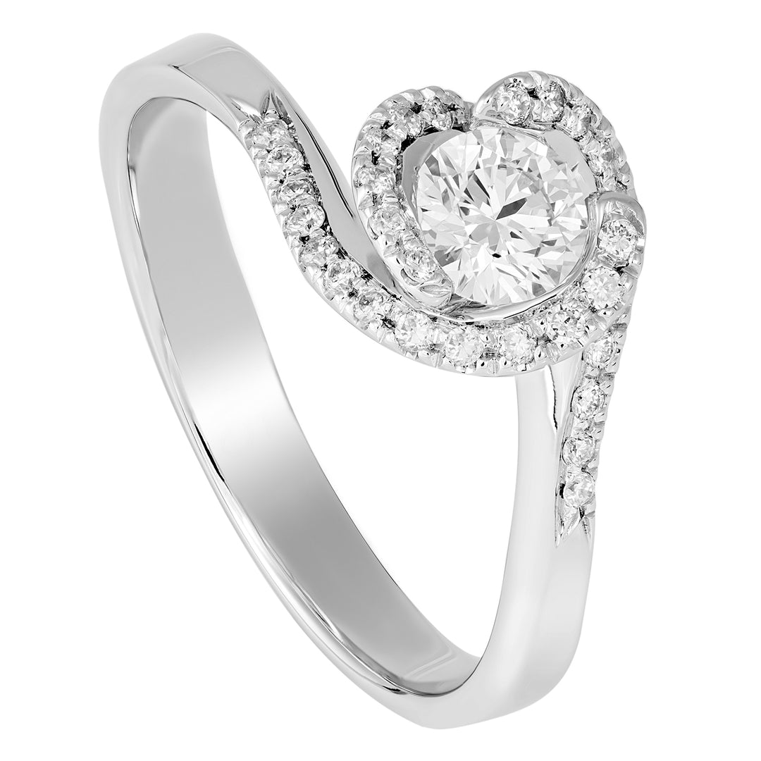 World Diamond Group ana hatlarıyla mor tek taş ASLC004WDI-18030110042