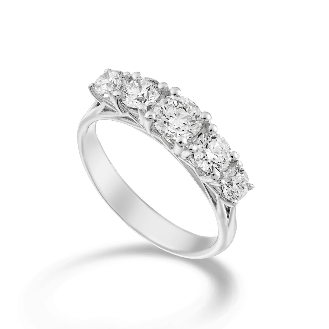 Golay ring riviera 5 skaler cen 0,30ct AR5S400DI092-24143110180