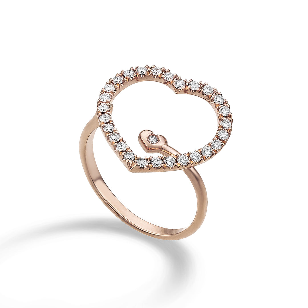 Golay anello amami cuore grande diamanti e brillantino AFCU001DI1-22005110001