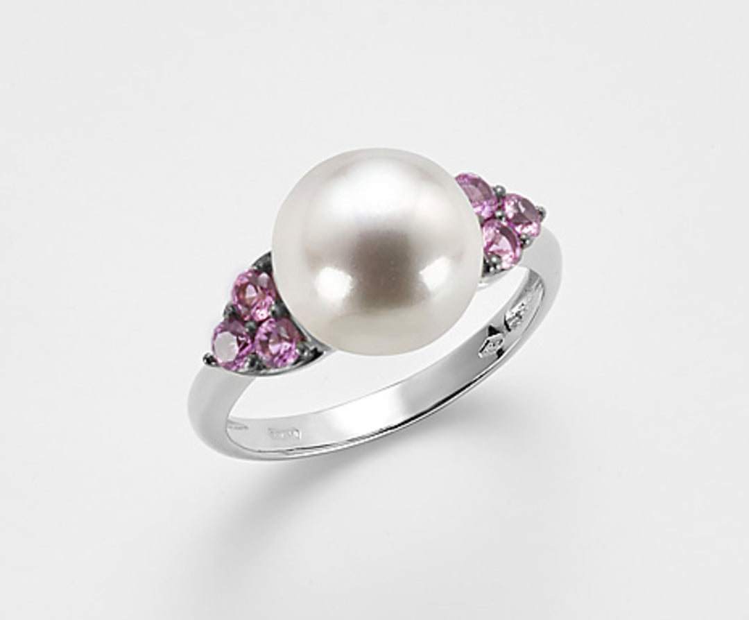 Mikiko an 18k fw 10/10,5 różowe szafiry 0,42 ct MA0799O7ZAFFROSA