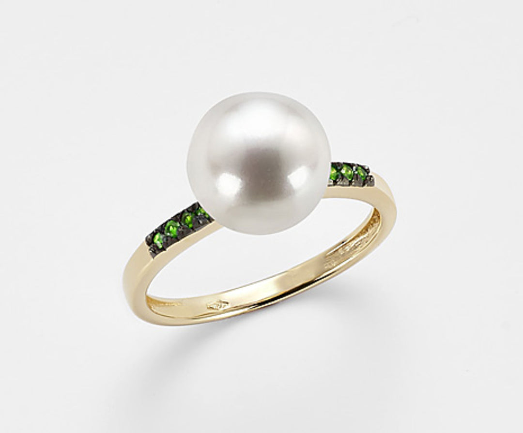 Nihama 18k fw 9,5/10 沙弗莱石 ct.0,06 NA0798O7TSAVORITE