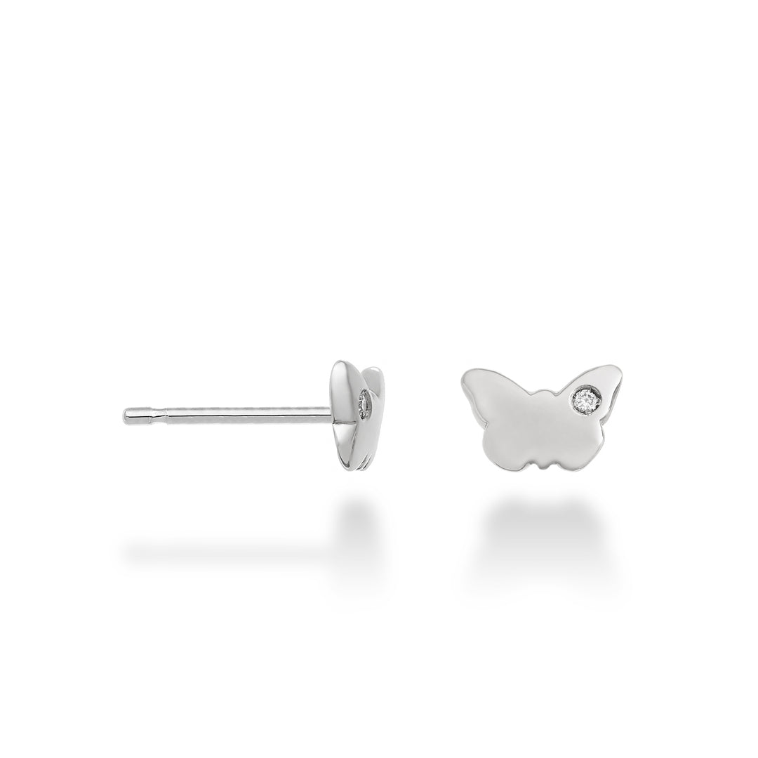 Mikiko lub 18-karatowy motyl 0,02 ct białego złota MO5113O4BR002