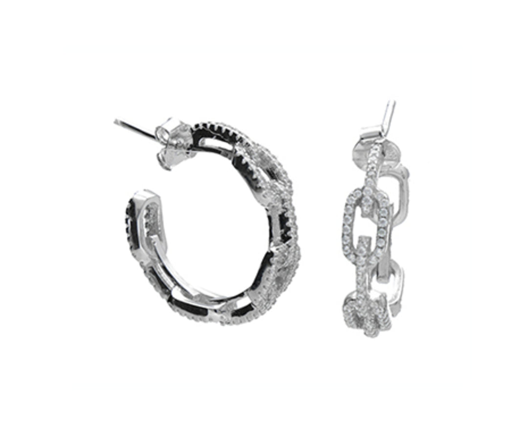 Mikiko eller ag925 hvite swarovski edelstener MO7617A4BIANCO0