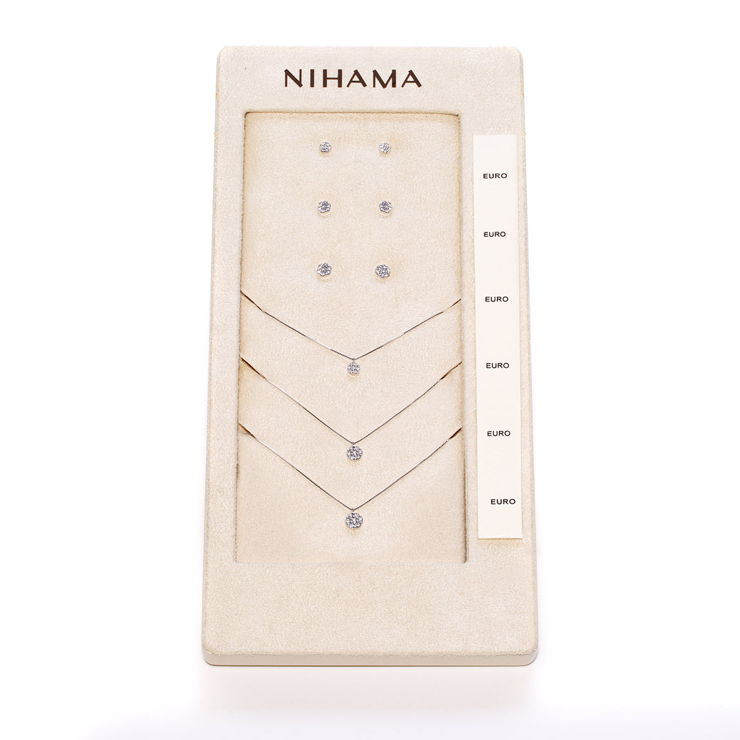 Nihama paket cl d5197 + eller o5184 multistone 18kt 0,04-0,05-0,08 / 0,09-0,10-0,16 N.LIGHTBOX.69