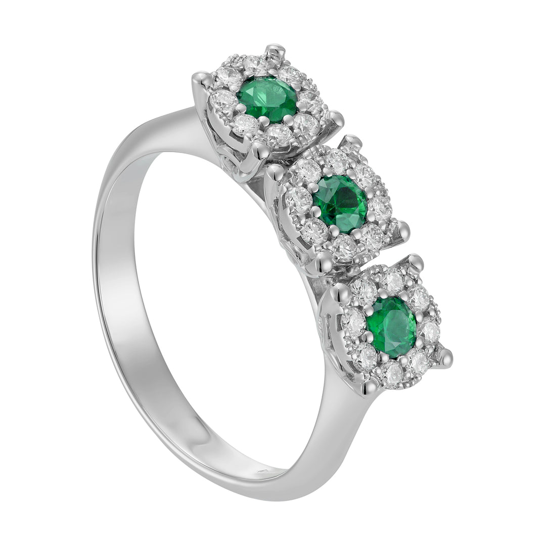 Nihama an 18k emerald n. κτ.0,27 διάμ. 0,29 ct NAGICETR01DISMO4