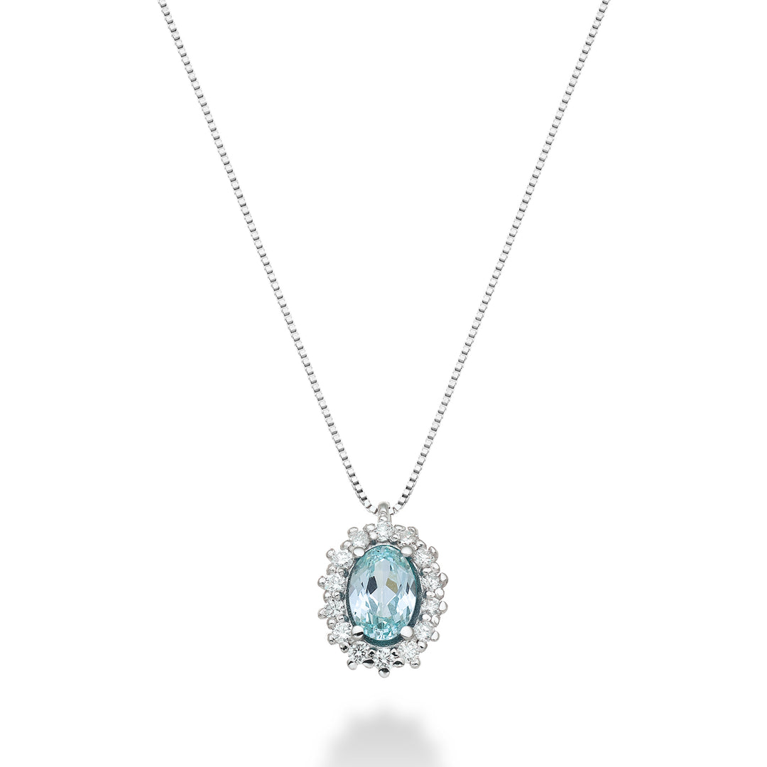 Mikiko cl 18k turmalina paraiba ovalada 6x4 ct.0,70 diam. ct.0.13 MD5086O4PAR