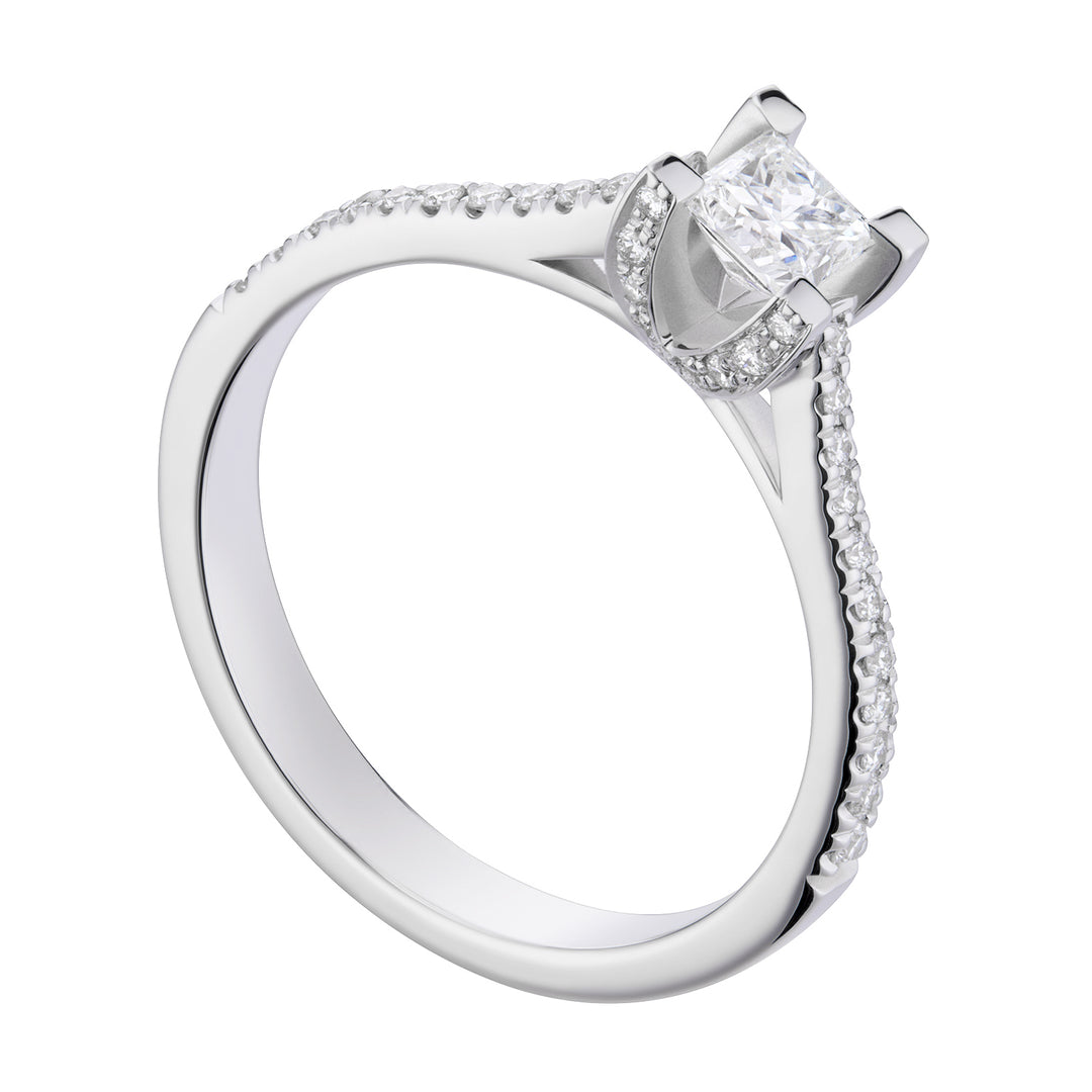 World Diamond Group kabal fm princess cut bezel sett og d ASLFMP002DI-18263110076